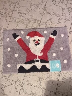 Holiday Time Santa Bath Mat